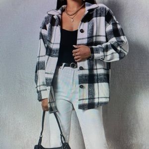 Plaid Shirt Jacket